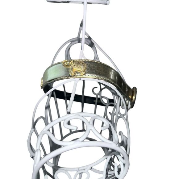 Vintage RARE Gold Tone ELEPHANT Belt Retro Fashion Statement Belt Costume Access - Picture 5 of 11